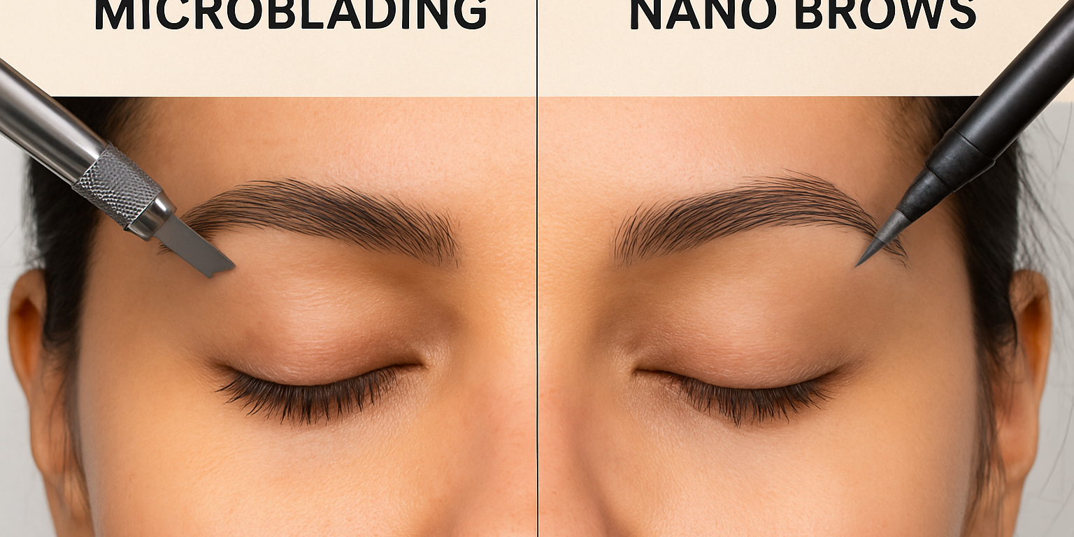 Microblading vs Nano Brows