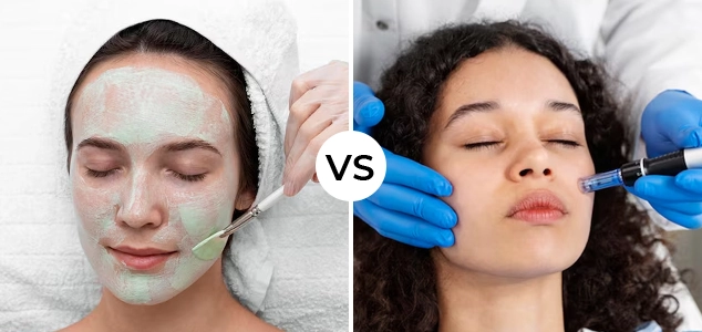 Chemical Peel vs. Microneedling Chemical Peel vs. Microneedling