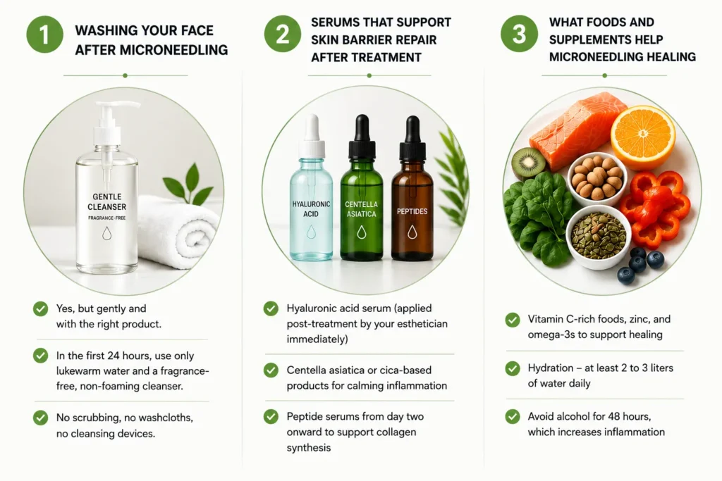 Post Microneedling Skincare Routine 