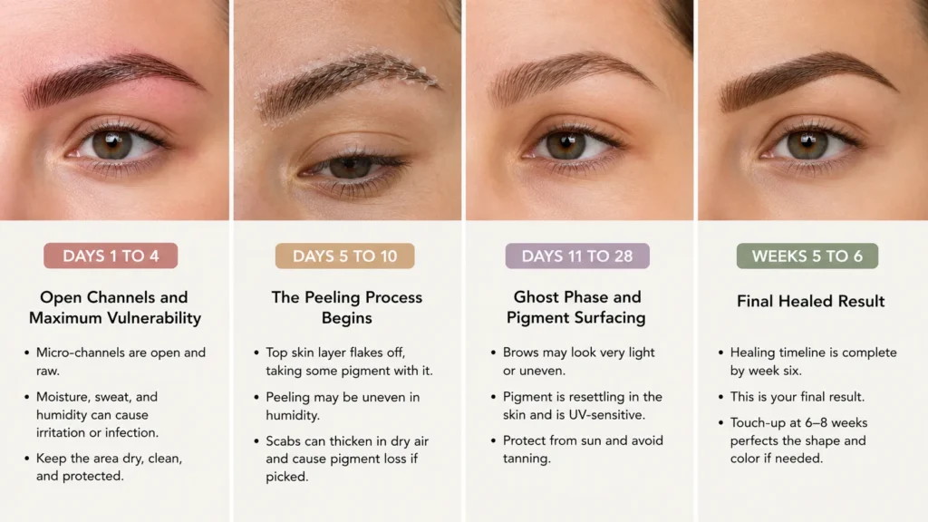 Microblading Healing Process