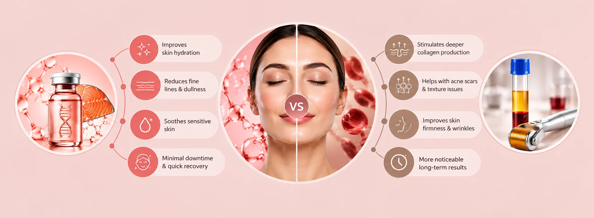 Salmon DNA Facial vs PRP Microneedling Cost Comparison NYC 2026