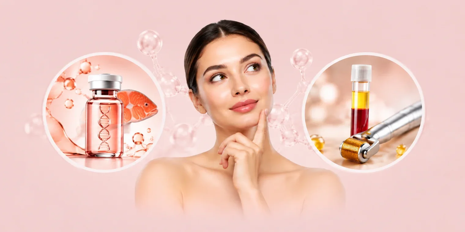 Salmon DNA (PDRN) vs PRP Microneedling