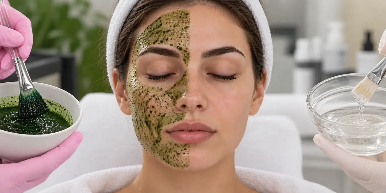Green Sea peel vs Chemical Peel Green Sea peel vs Chemical Peel