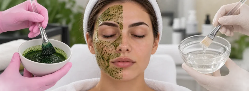 Green Sea peel vs Chemical Peel